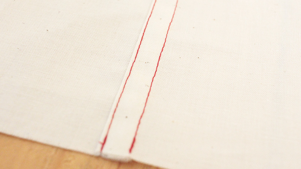 折り伏せ縫い 端処理