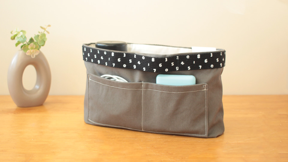 トーカイオリジナル新作ソーイングレシピ「バッグインバッグ」メイン