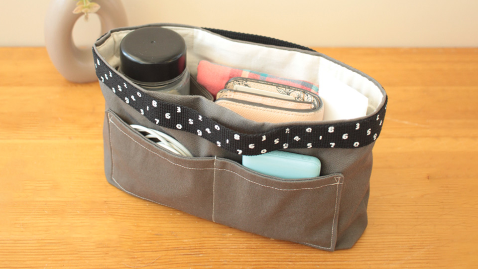 トーカイオリジナル新作ソーイングレシピ「バッグインバッグ」正面