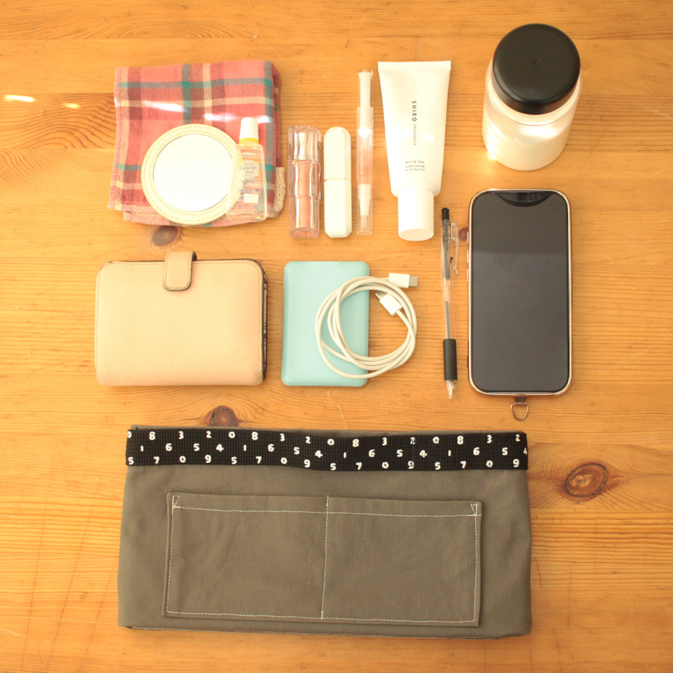 トーカイオリジナル新作ソーイングレシピ「バッグインバッグ」容量