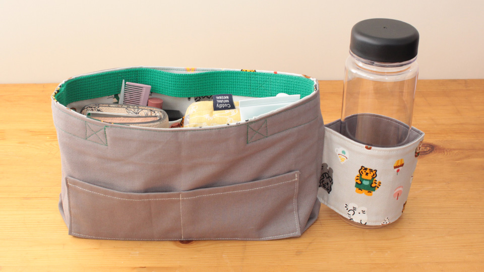 トーカイオリジナル新作ソーイングレシピ「バッグインバッグ」リバーシブル