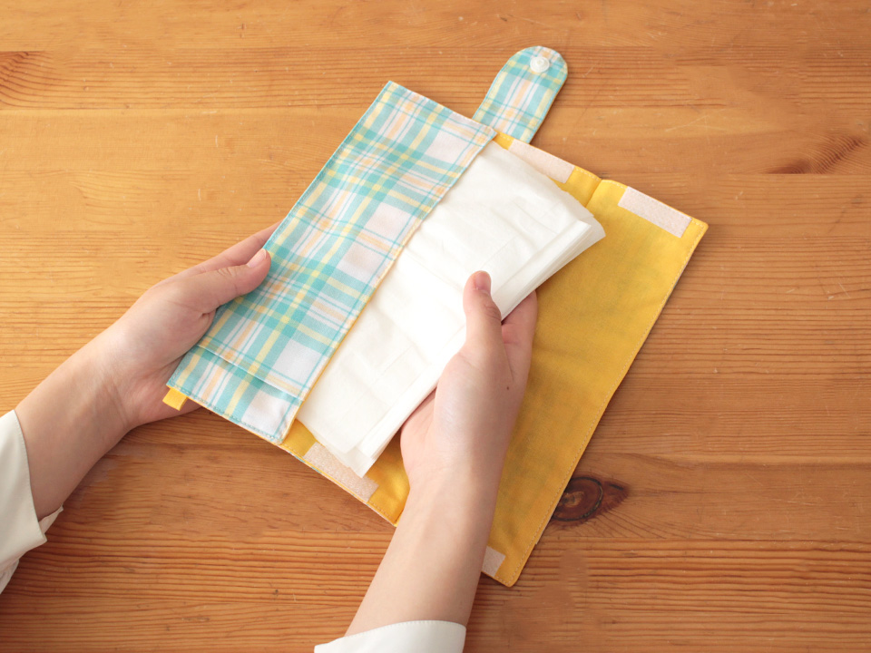 ティッシュケース つかいかた