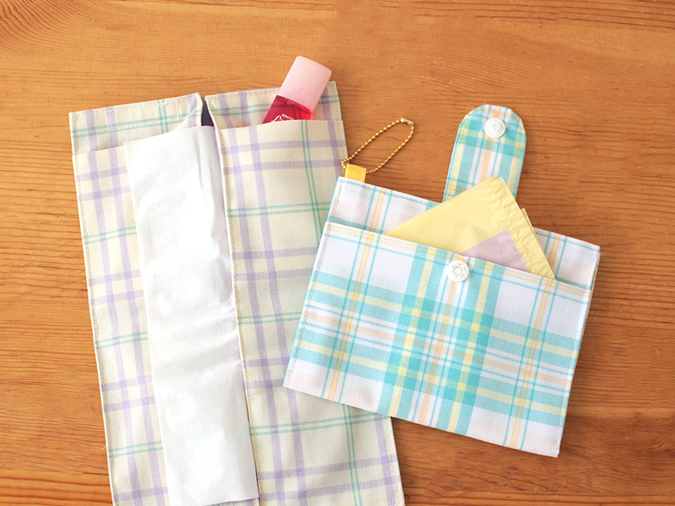 ティッシュケース ポケット