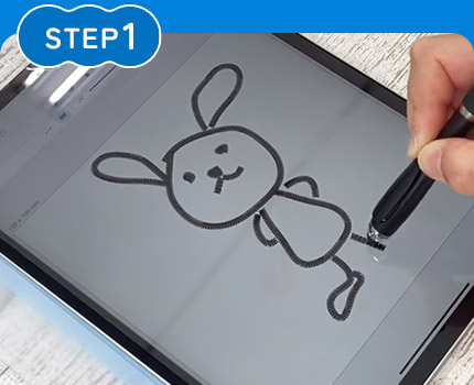 iPadにイラストや文字を手書きする