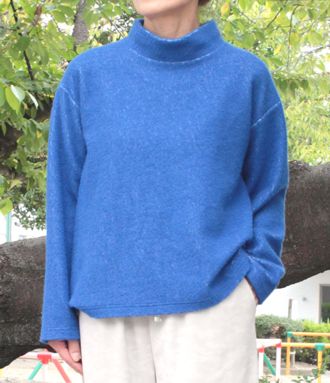 ライトシープパイル生地で作る「シンプルタートルプル」