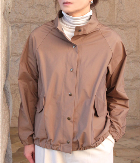 クライ・ムキ式ソーイングスクールイベント講習会作品／スタンドカラージレ