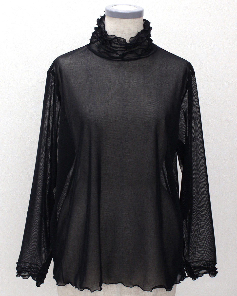 クライ・ムキ式ソーイングスクールのフリーパターン LT-425 巻ロックハイネック