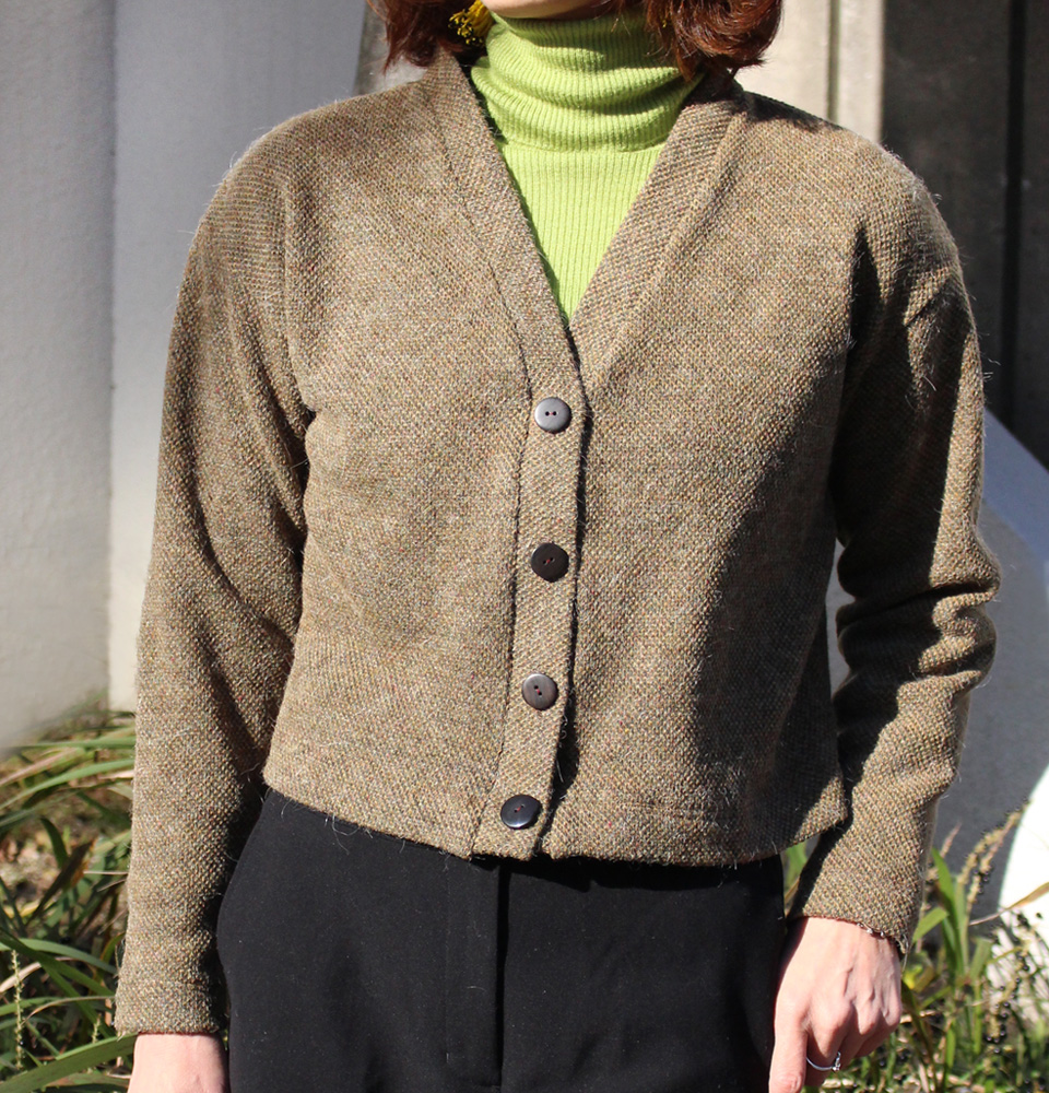 クライ・ムキ式ソーイングスクールのフリーパターン CD-427 ショートカーディガン