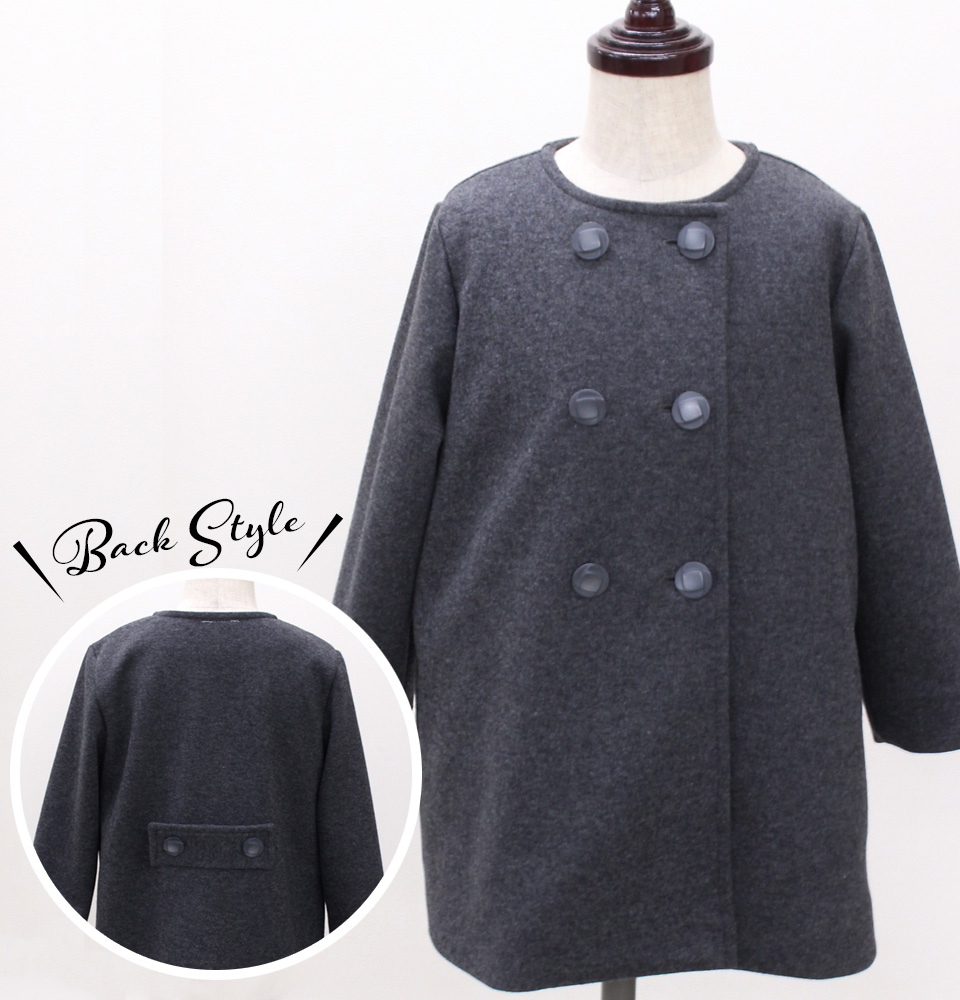 クライ・ムキ式ソーイングスクールのフリーパターン KCT-428 キッズコート