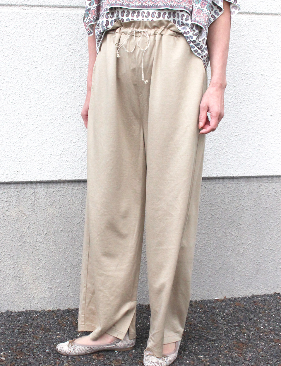 クライ・ムキ式ソーイングスクールのフリーパターン PT-447 リラックスパンツ