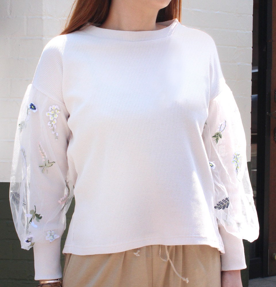 クライ・ムキ式ソーイングスクールのフリーパターン T-452 スリーブレースプル