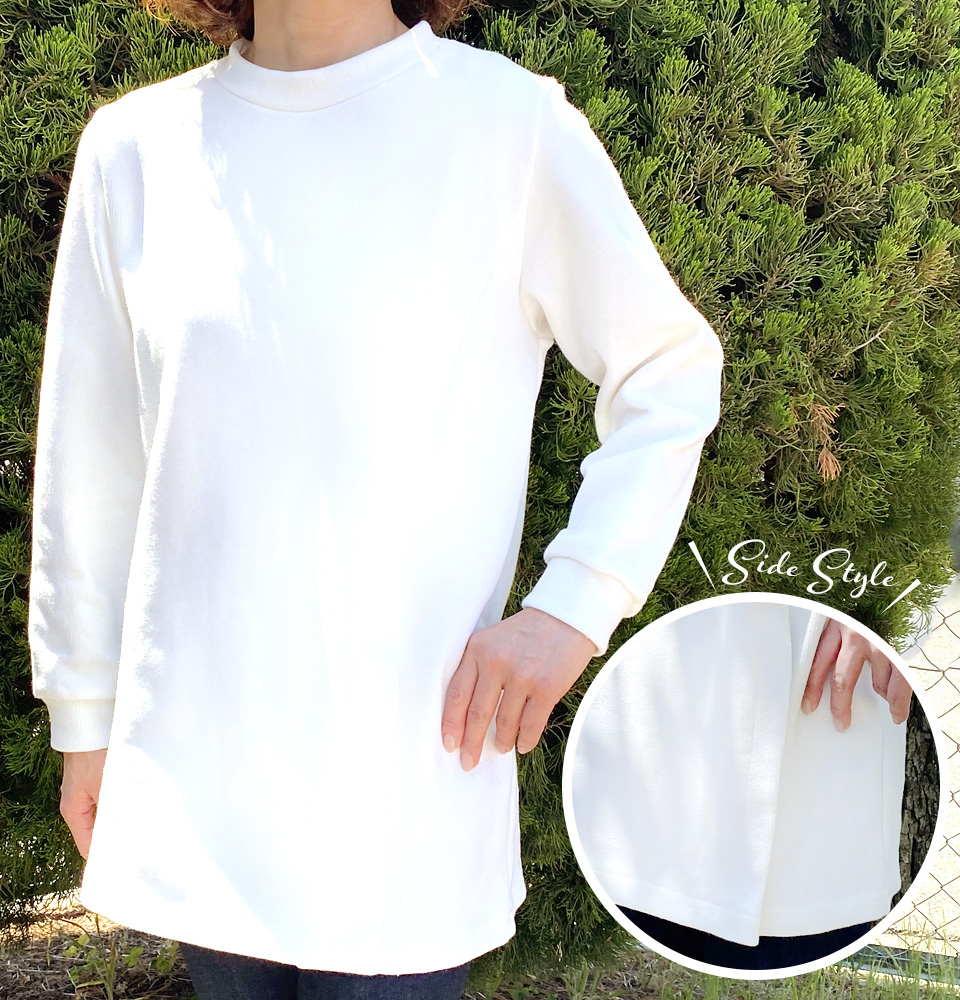 クライ・ムキ式ソーイングスクールのフリーパターン T-456 スリットチュニック