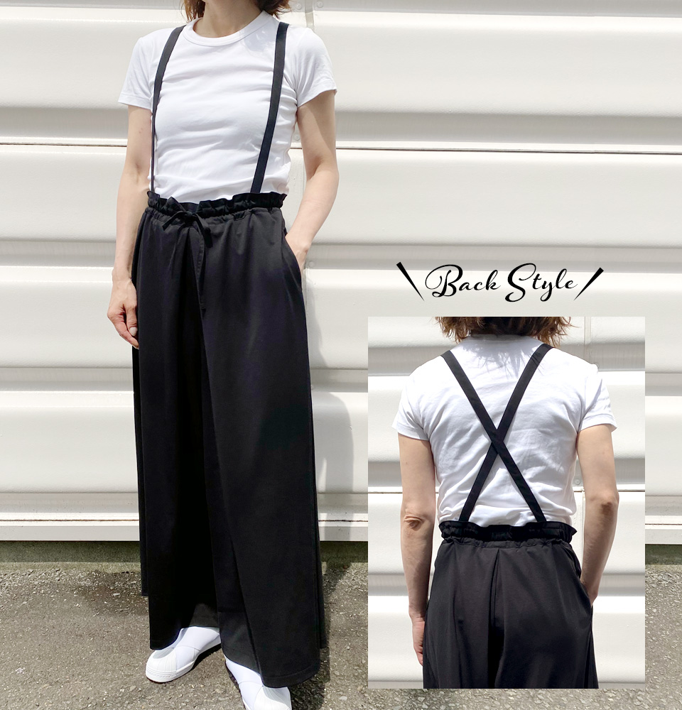 クライ・ムキ式ソーイングスクールのフリーパターン PT-461 サスペンダー付パンツ