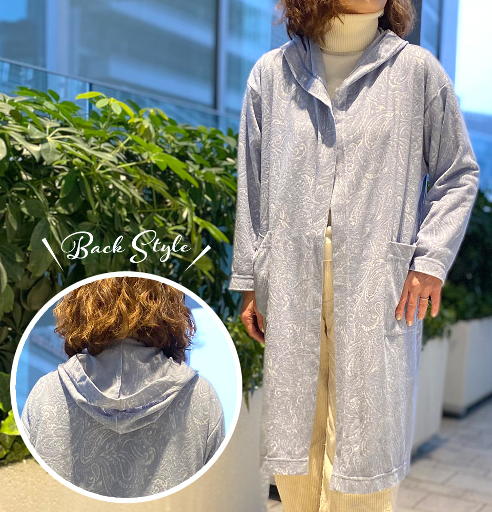 クライ・ムキ式ソーイングスクールのフリーパターン CD-486 フードカーディガン