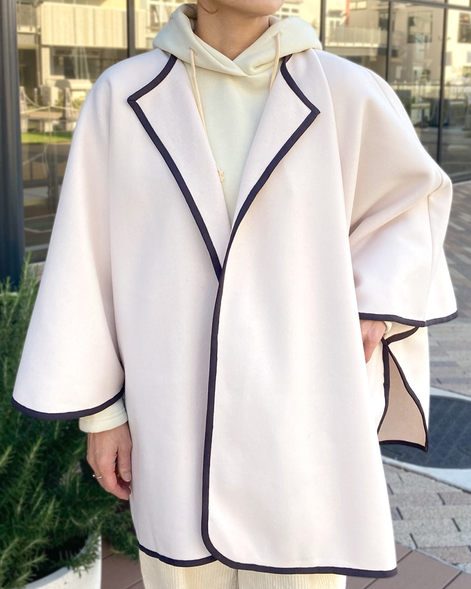 クライ・ムキ式ソーイングスクールのフリーパターン CT-529 コートケープ