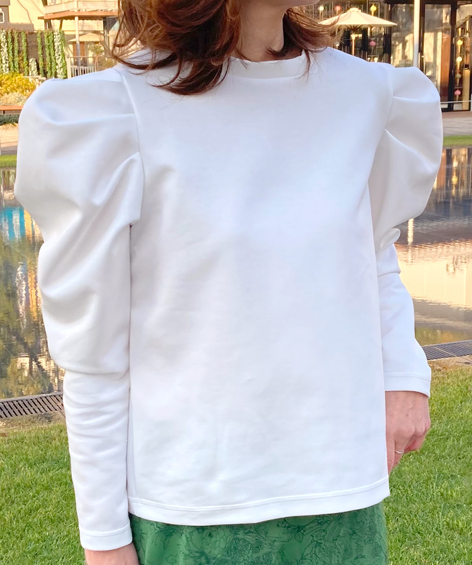 クライ・ムキ式ソーイングスクールのフリーパターン T-537 マトンスリーブＴ