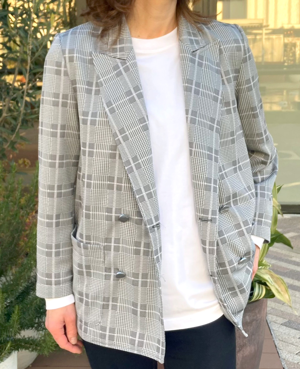 クライ・ムキ式ソーイングスクールのフリーパターン JK-538 Ｗブレザー