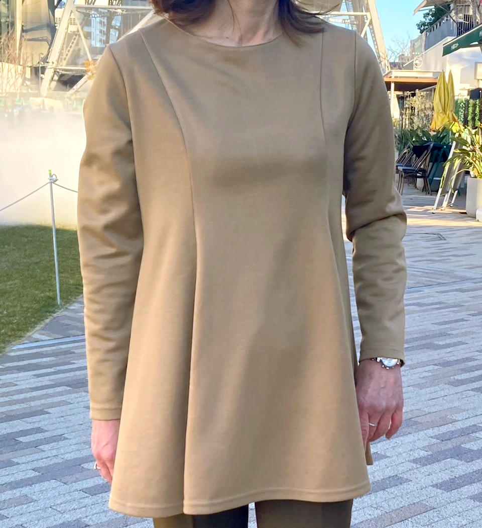 クライ・ムキ式ソーイングスクールのフリーパターン T-539 プリンセスチュニック