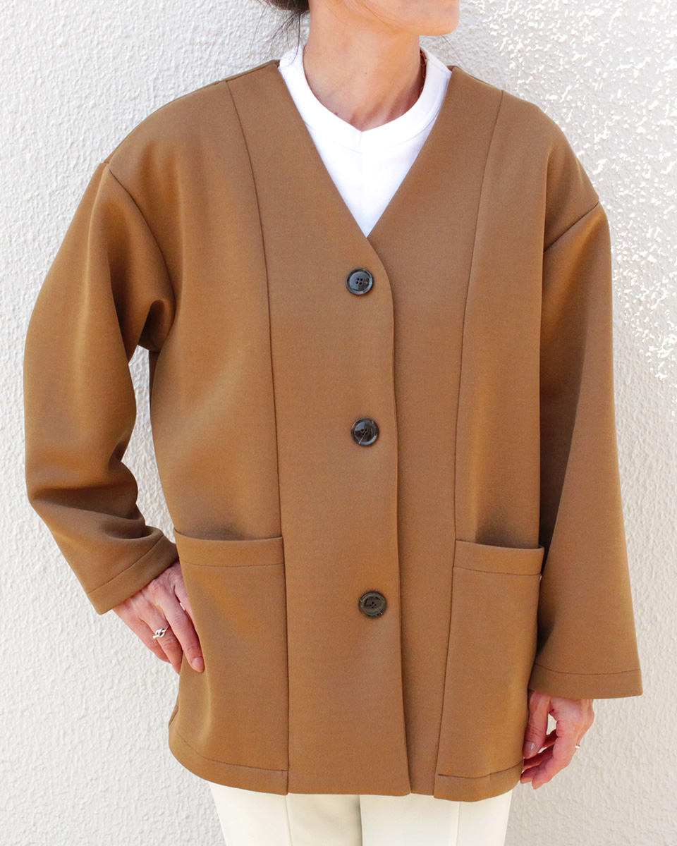 クライ・ムキ式ソーイングスクールのフリーパターン JK-558 リラックスジャケット