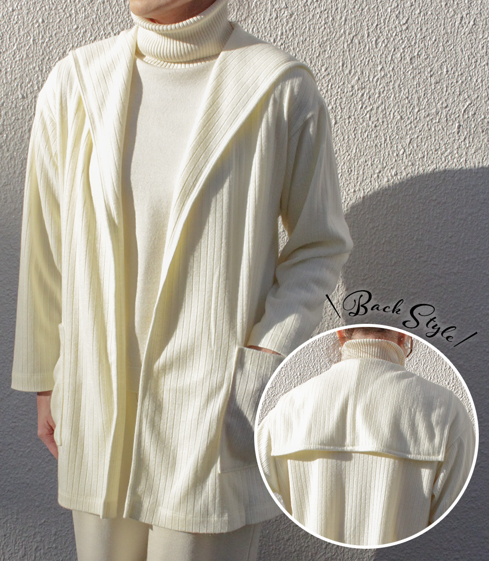 クライ・ムキ式ソーイングスクールのフリーパターン CD-573 セーラーカーデ