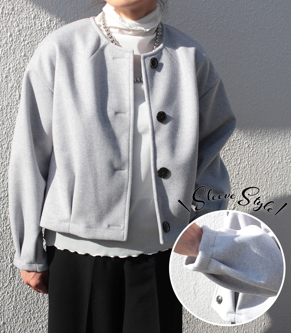 クライ・ムキ式ソーイングスクールのフリーパターン JK-615 タックブルゾン