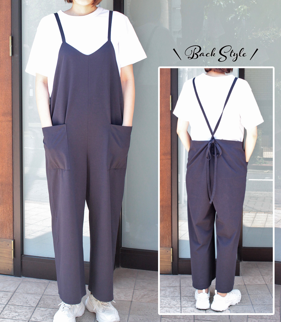 クライ・ムキ式ソーイングスクールのフリーパターン PT-646 キャミパンツ