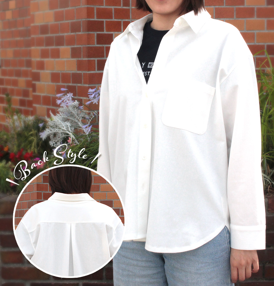 クライ・ムキ式ソーイングスクールのフリーパターン T-647 オーバーサイズシャツ