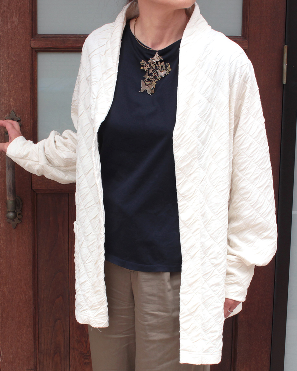 クライ・ムキ式ソーイングスクールのフリーパターン CD-656 ローブカーデ