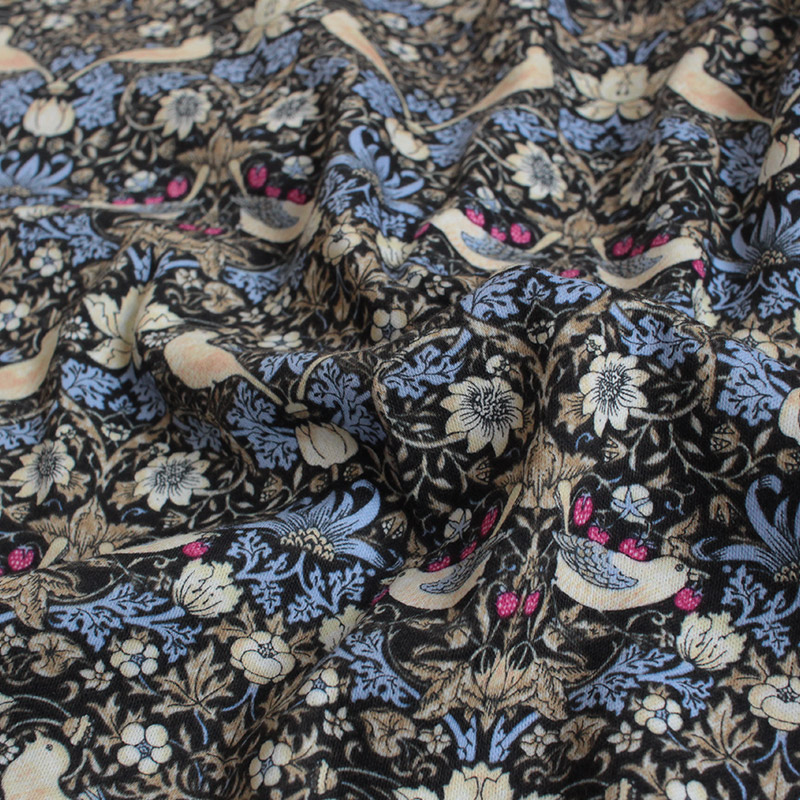 いちご泥棒（William Morris） スムースニットプリント