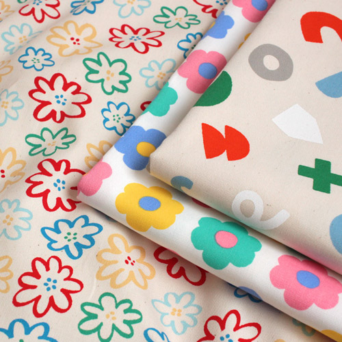 特価顔料プリント オックス生地