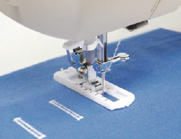 シンプルミシン「Dorothy-ドロシー-」カフェオレ機能 ボタンホール