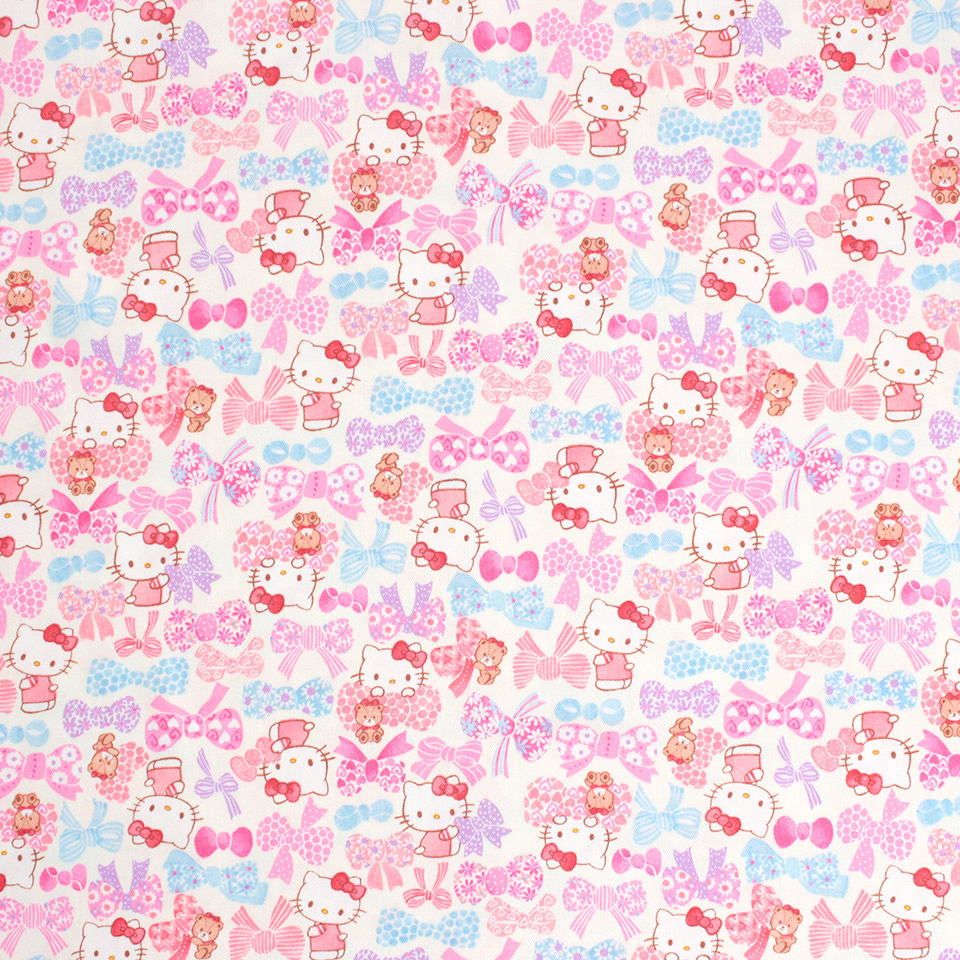 サンリオキャラクターズ×ソノピエナ オックスプリント生地