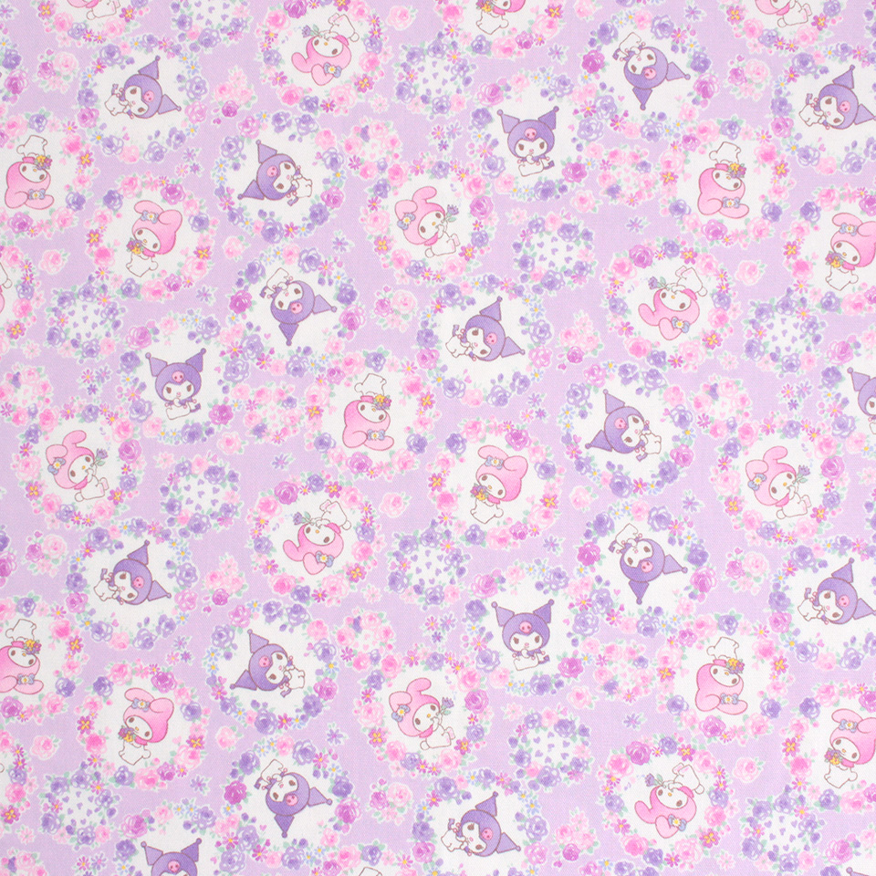 サンリオキャラクターズ×ソノピエナ オックスプリント生地