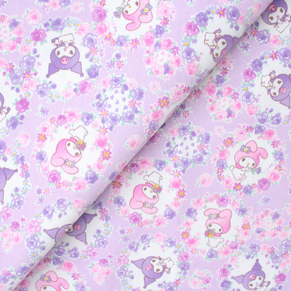 サンリオキャラクターズ×ソノピエナ オックスプリント生地