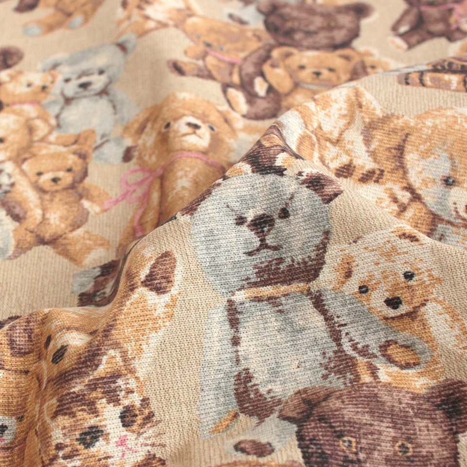 手縫い製　キルトマット　ブティ　トプラント　すずらん　テディベア 手縫い製 キルトマット ブティ トプラント すずらん テディベア キルト