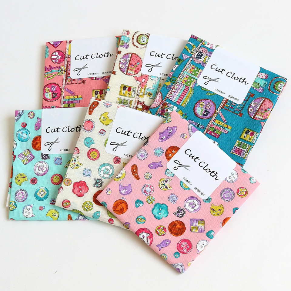 にゃんともカワイイSEWING カットクロス 30×50cm｜手芸専門店クラフト